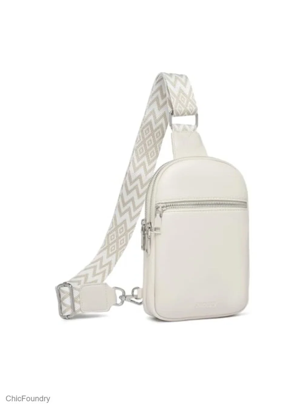 Vegan Leather RFID Sling Bag Crossbody Trendy Travel Anti Theft Faux Leather